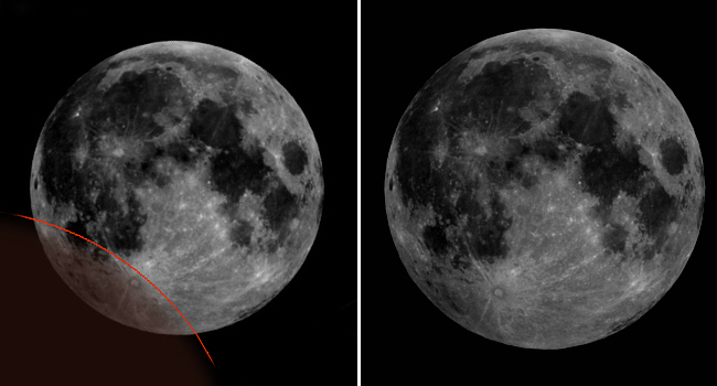 Partielle Mondfinsternis