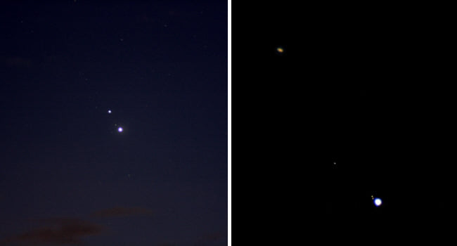 Weihnachtsstern 2020 – große Jupiter-Saturn-Konjunktion