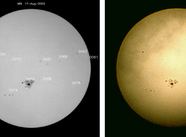 Ein 22 Jahre altes, digitales Sonnenfoto
