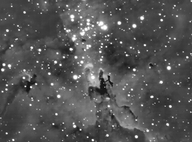 Die „Pillars of Creation“ im Adlernebel Messier 16