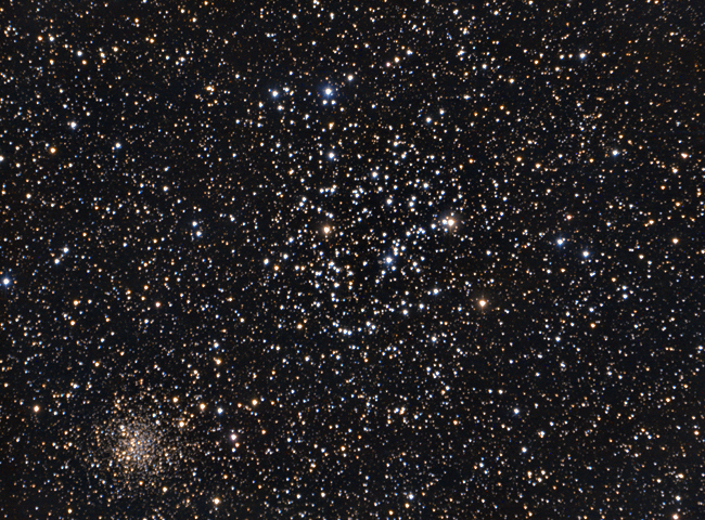 Messier 35 und NGC 2158: ein interessantes Sternhaufen-Paar
