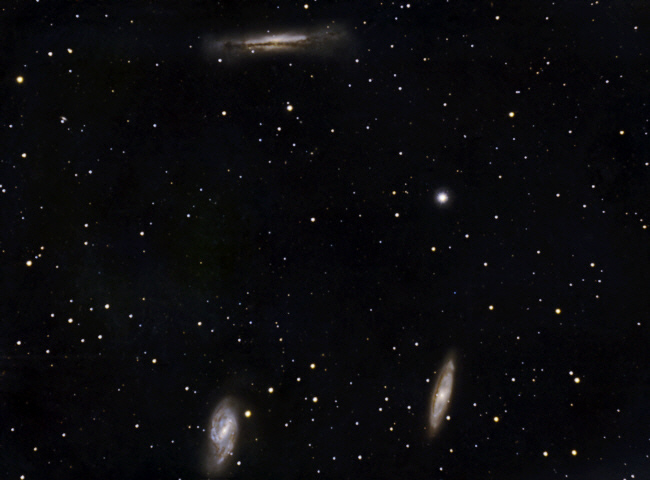 Das Leo-Triplett Messier 65, Messier 66 und NGC 3628