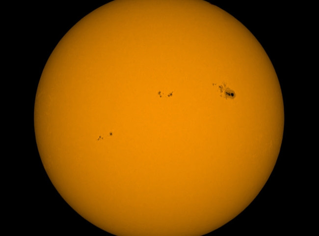Sonne Anfang Mai wieder aktiver