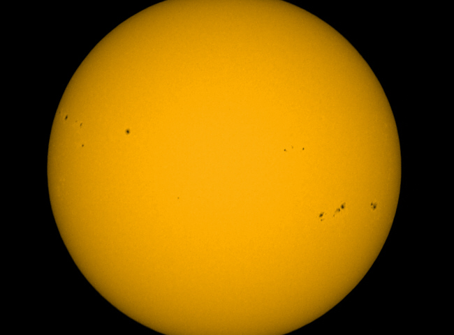 Die Sonne wird im abnehmenden Zyklus deutlich ruhiger