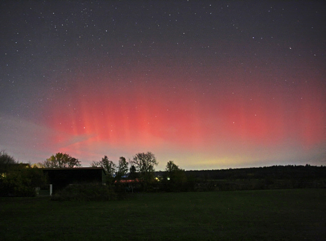 Polarlicht nach starkem Sonnenausbruch von AR 4274