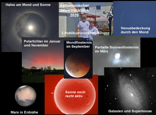 Das war das astronomische Jahr 2025