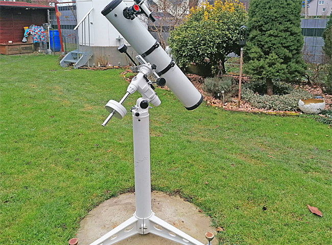 Mobiles Teleskop der Sternwarte für Kinderführungen