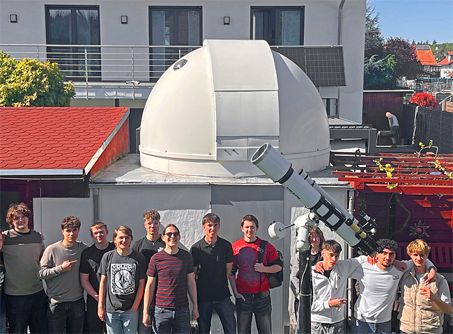 Physikkurs der Heinrich-Wieland-Schule zu Besuch