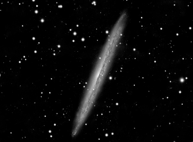 Edge-On-Spirale NGC 5907 mit Supernova SN2026kid