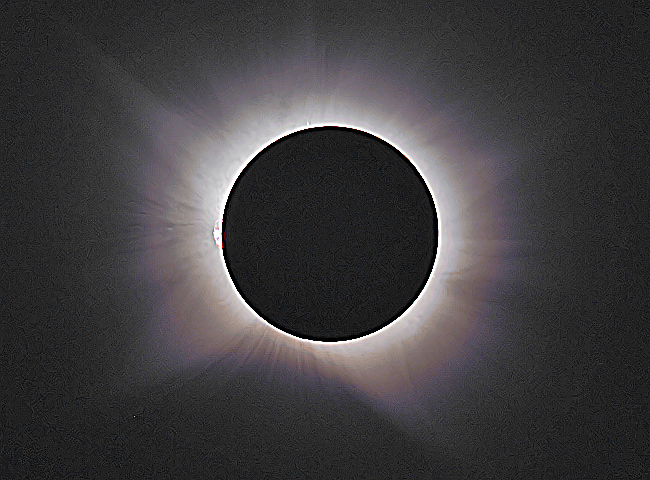 Corona-Gesamtbild der Sonnenfinsternis 2026