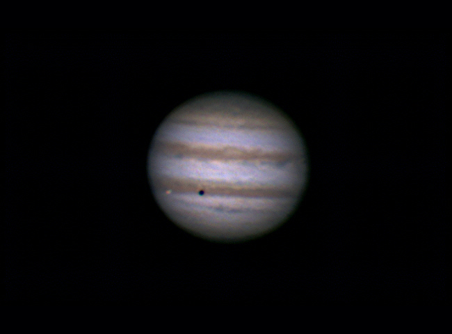 Eine Sonnenfinsternis auf Jupiter